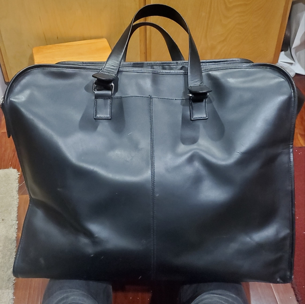 Vintage Banana Republic leather weekender bag - Picture 3 of 16
